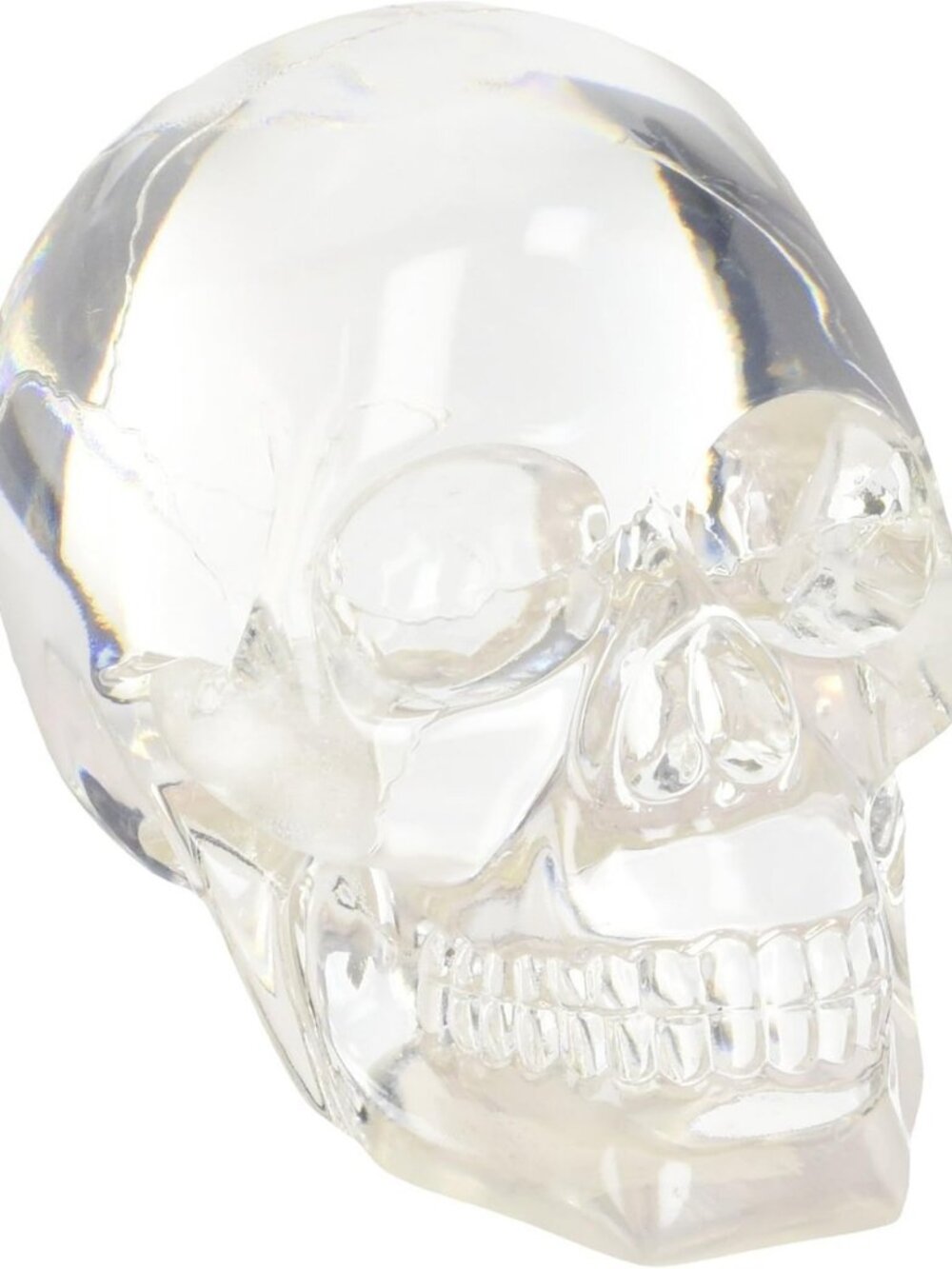 Translucent Skull Collectible Figurine | Unique Home Decor & Gift Idea